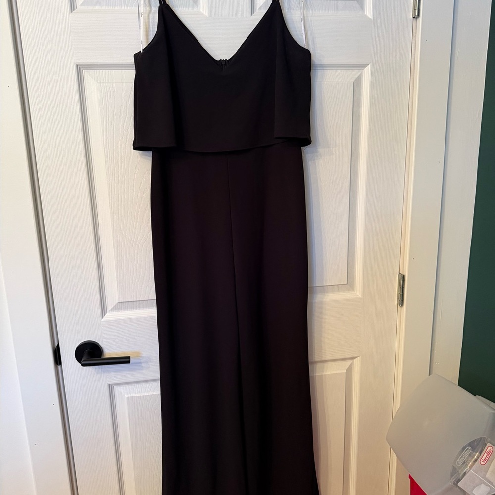 Lulu’s Elegant Black Sleeveless Jumpsuit